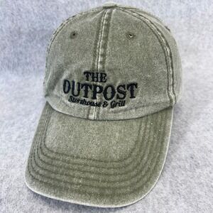 The Outpost Storehouse Grill Mens Green HitWear Hat Pickwick Washed Cap OSFM